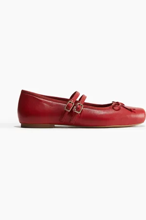 H&M Ballerinasko i læder