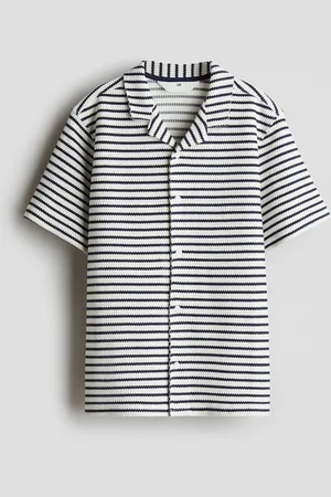 H&M Kortærmet skjorte med struktur
