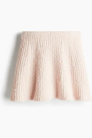 H&M Nederdel med vidde i lodden strik