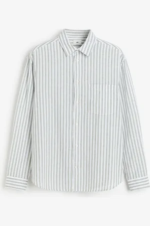 H&M Skjorte i hørblanding Relaxed Fit