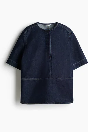 H&M Popover-top i denim