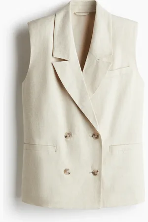 H&M Vest i hørblanding