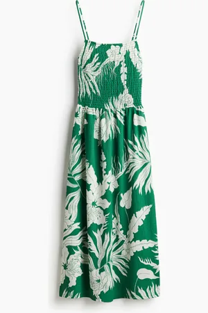 H&M Stropkjole med smocksyet parti
