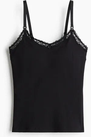 H&M MAMA Cotton nursing strappy top
