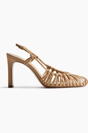 H&M Slingbacks med hæl og knudedetaljer