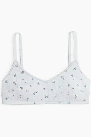 H&M Blød bh i pointelle med vattering