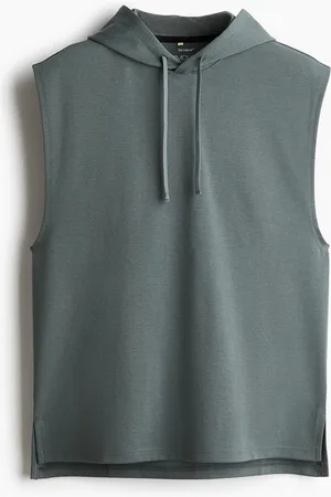 H&M Træningshoodie uden ærmer med DryMove™ Regular Fit