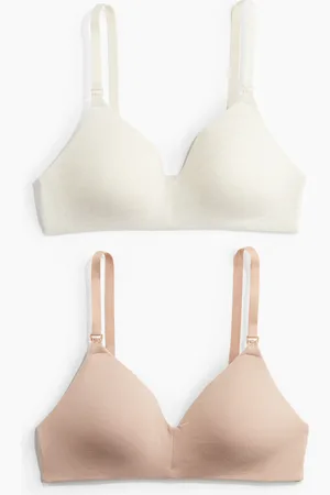 H&M MAMA 2-pak vatteret amme-bh i bomuld
