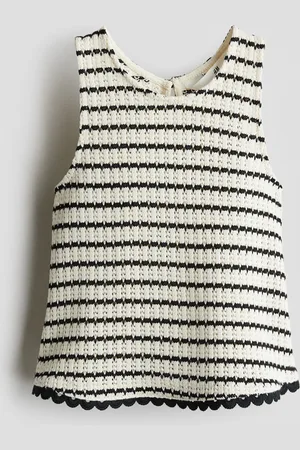 H&M Strukturstrikket tanktop