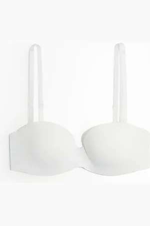 H&M Vatteret balconette-bh i micro
