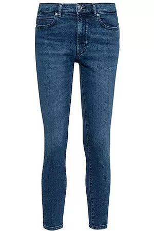Citere Almindeligt slidbane Jeans i metal for kvinder | FASHIOLA.dk