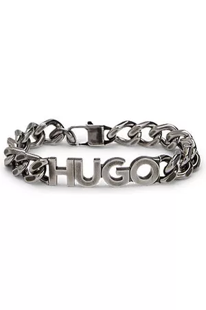 HUGO BOSS Mænd Halskæder - Chain cuff with logo plaque
