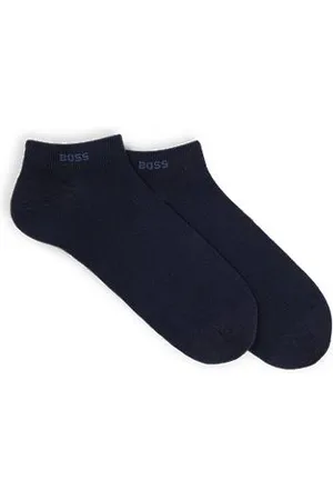 HUGO BOSS Pakke med to par ankellange sokker med stræk