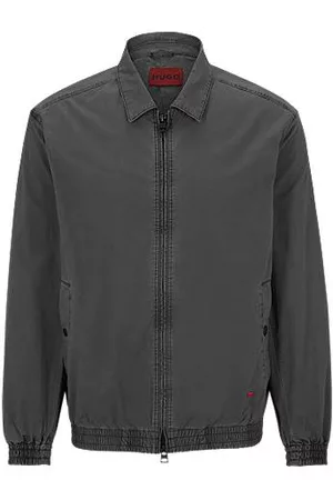 HUGO BOSS Monogram-Jacquard Quilted Puffer Jacket - ShopStyle