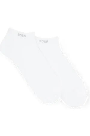 HUGO BOSS Pakke med to par ankellange sokker med stræk