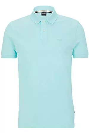 HUGO BOSS Mænd Toppe - Organic-cotton polo shirt with embroidered logo