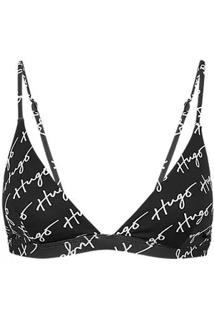HUGO BOSS Kvinder Bikinier - Triangle bikini top with handwritten logo motif