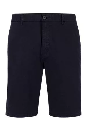 HUGO BOSS Mænd Shorts - Slim-fit chino shorts in stretch-cotton gabardine