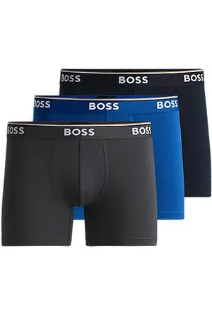 HUGO BOSS Pakke med tre boxer-underbukser i bomuld med stræk med logoer