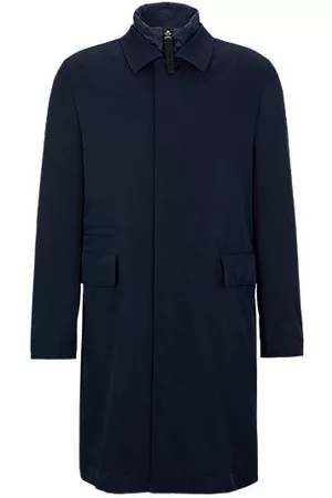 HUGO BOSS Mænd Frakker - Regular-fit coat with zip-up inner