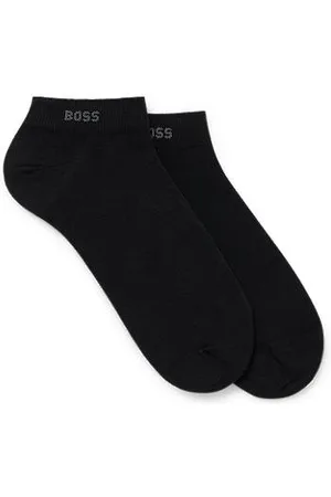 HUGO BOSS Pakke med to par ankellange sokker med stræk