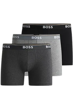 HUGO BOSS Pakke med tre boxer-underbukser i bomuld med stræk med logoer