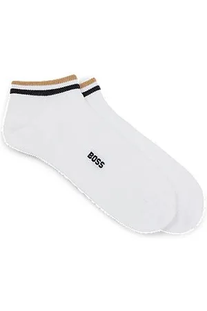 HUGO BOSS Pakke med to par ankelstrømper med signaturstribe