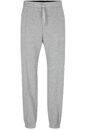 HUGO BOSS Mænd Slim bukser - Slim-fit trousers in performance-stretch two-layer fabric
