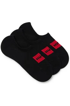 HUGO BOSS Pakke med tre par sneakersstrømper med røde logomærker