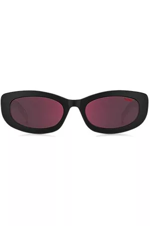 HUGO BOSS Kvinder Solbriller - Sunglasses with coloured-enamel detail