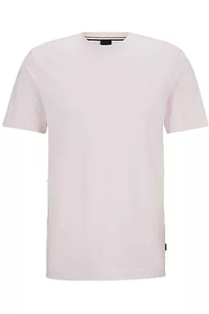 HUGO BOSS Mænd Kortærmede - Regular-fit logo T-shirt in cotton jersey
