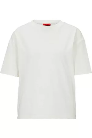 HUGO BOSS Kvinder Pyjamas - Logo loungewear T-shirt in cotton, modal and stretch