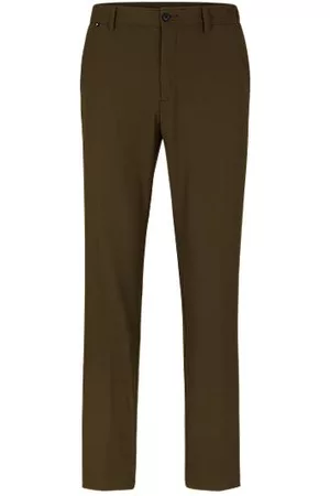 HUGO BOSS Mænd Slim bukser - Slim-fit trousers in performance-stretch fabric