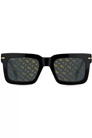 HUGO BOSS Mænd Solbriller - Acetate sunglasses with signature hardware detail