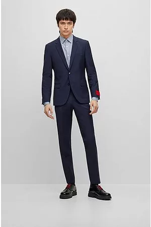 HUGO BOSS Mænd Jakkesæt - Extra-slim-fit suit in a super-flex wool blend