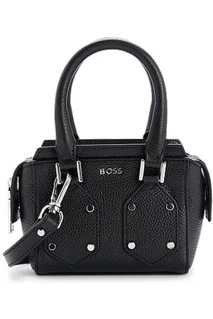 HUGO BOSS Kvinder Håndtasker - Grained-leather mini bag with branded hardware