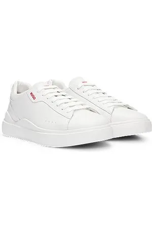 HUGO BOSS Sneakers med kopsål af glat læder