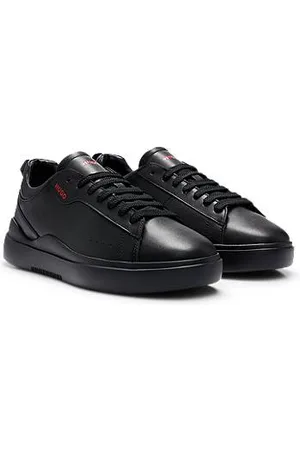 HUGO BOSS Sneakers med kopsål af glat læder