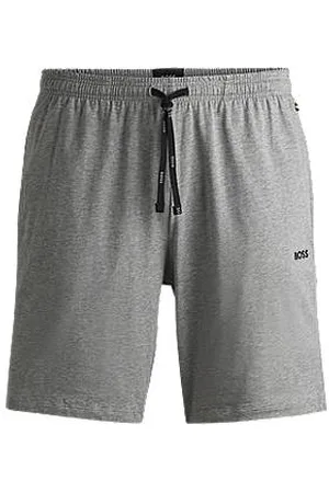 HUGO BOSS Shorts i bomuld med stræk med broderet logo
