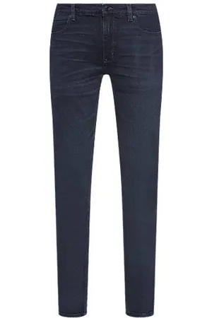 HUGO BOSS Jeans med extra slim fit i blåsort denim med stræk
