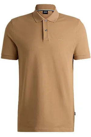 HUGO BOSS Pallas poloshirt i bomuldspiqué med logodetaljer