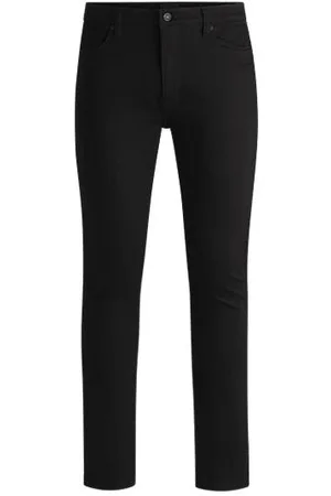 HUGO BOSS Jeans med extra slim fit i ekstra sort denim med stræk
