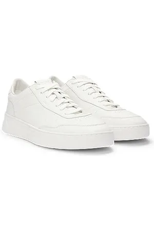 HUGO BOSS Sneakers i læder med gummiydersål