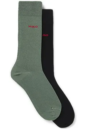 HUGO BOSS Pakke med to sæt strømper i en bomuldsblanding