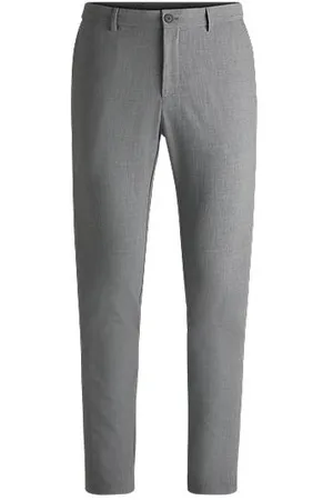 HUGO BOSS Bukser med slim fit i performance-stof med stræk