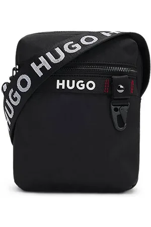 HUGO BOSS Skuldertaske med brandet, justerbar rem og lynlåslukning