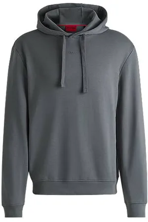 HUGO BOSS Hættetrøje i sweatkvalitet af bomuld med relaxed fit og logoprint