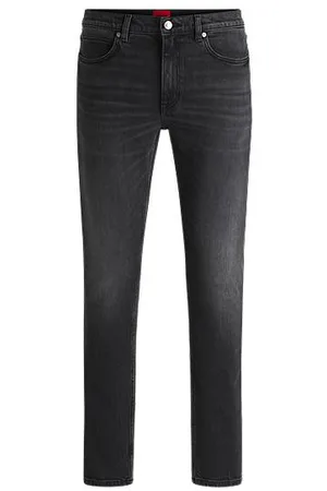 HUGO BOSS Jeans med extra slim fit i grå denim med stræk