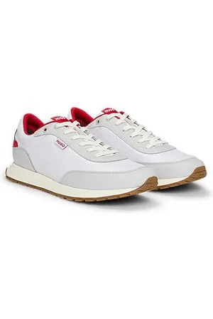 HUGO BOSS Sneakers i blandede materialer med logomærke
