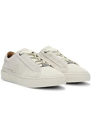 HUGO BOSS Gary-sneakers med lav profil i ruskind